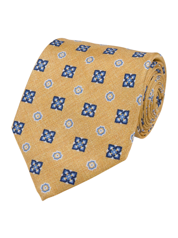 Yellow Silk Tie
