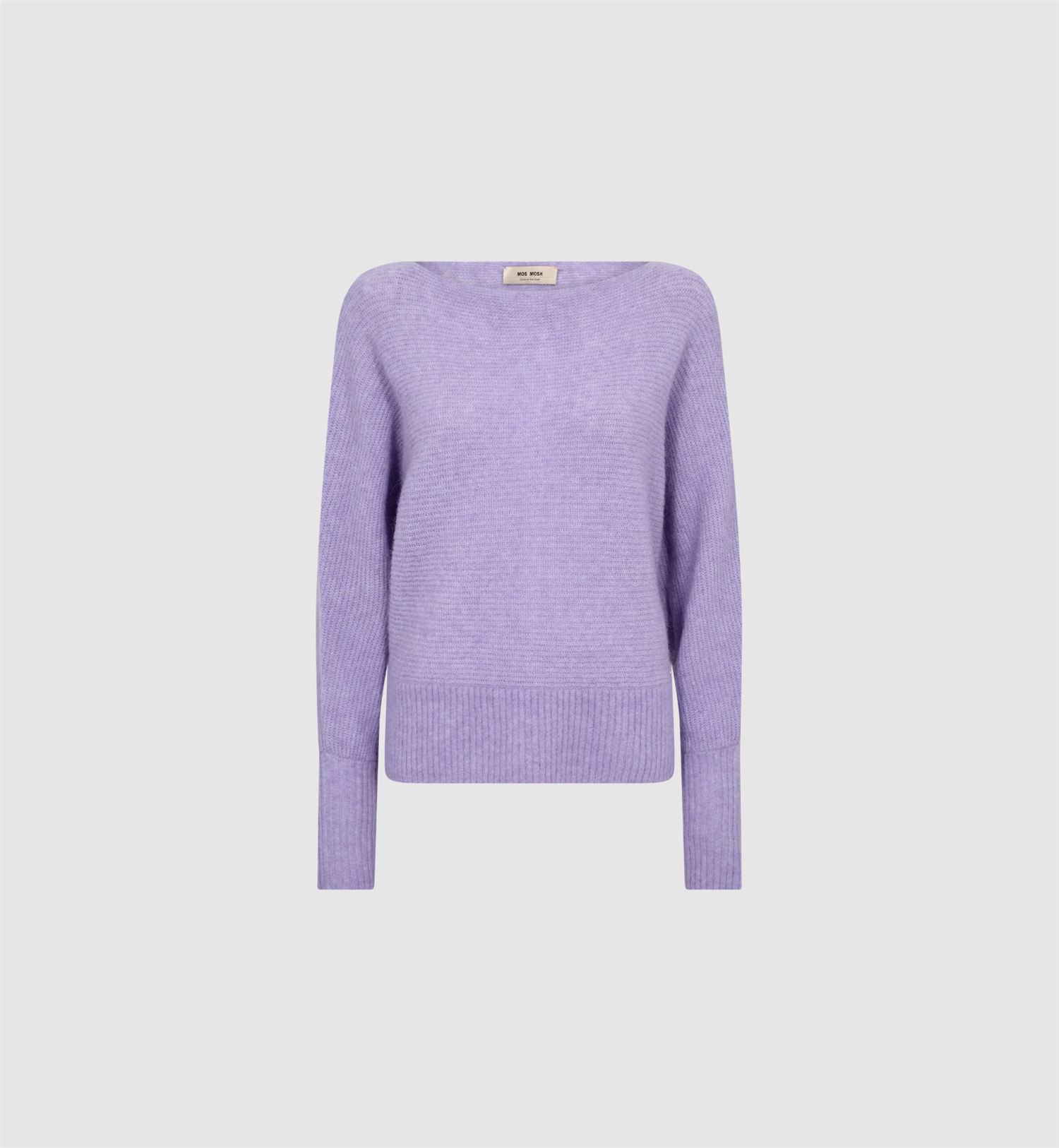 Mmthora Boatneck Knit Violet Tulip