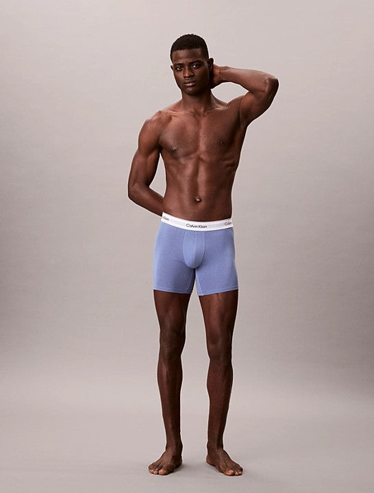 Boxer Brief 3PK White/ Blue / Turbulence