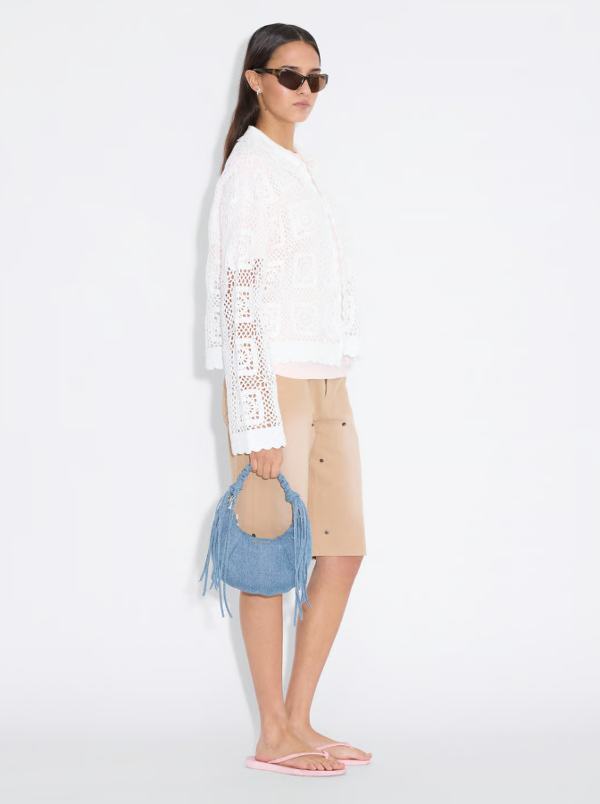 Cocoon Denim Micro Bag Blue Denim
