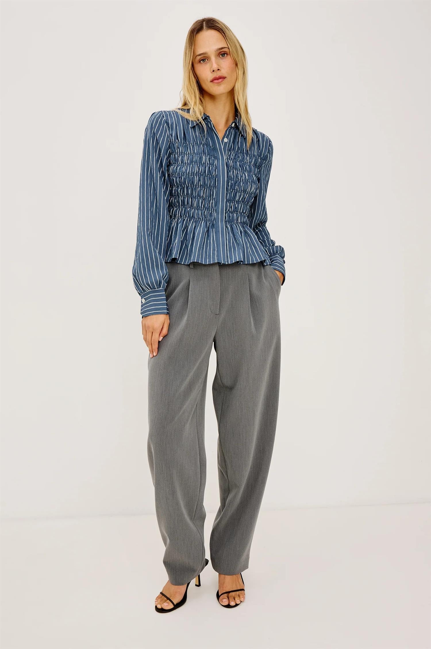 Bradshaw Wahed Indigo Stripe