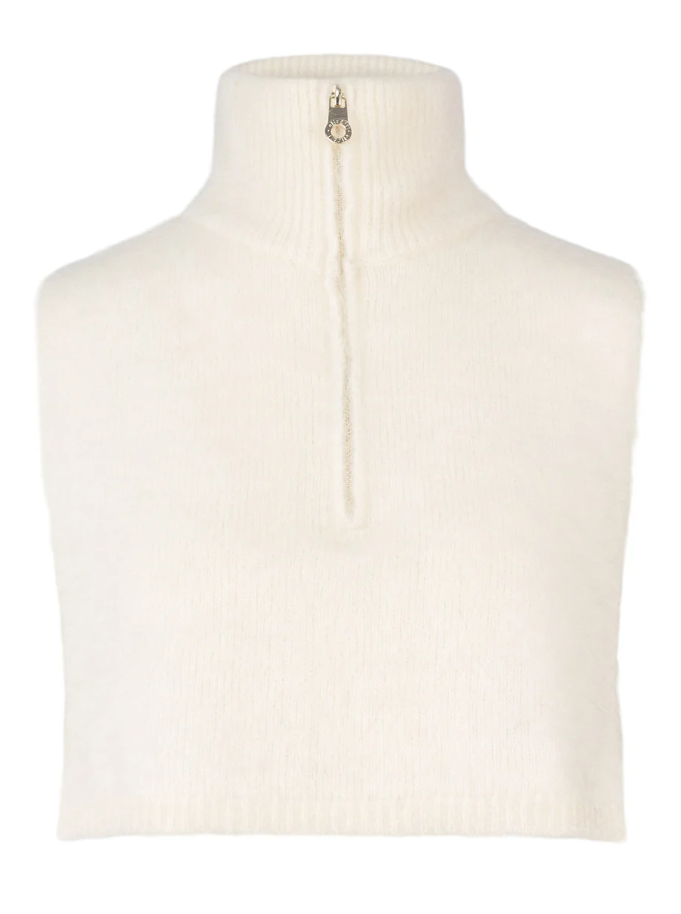 Belinda chunky high neck Bright White