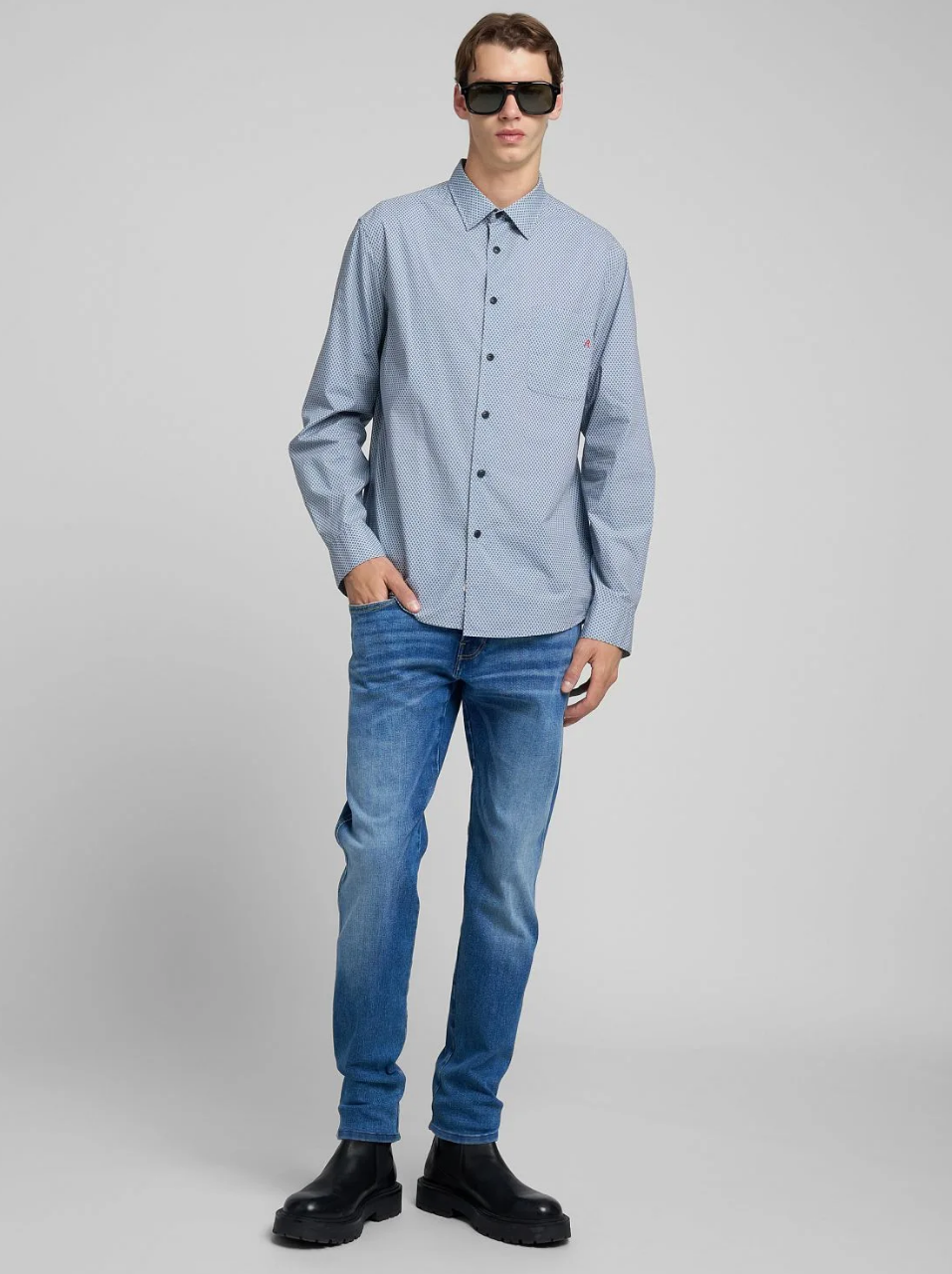 Anbass Power Stretch Slimfit Denim Dark Indigo