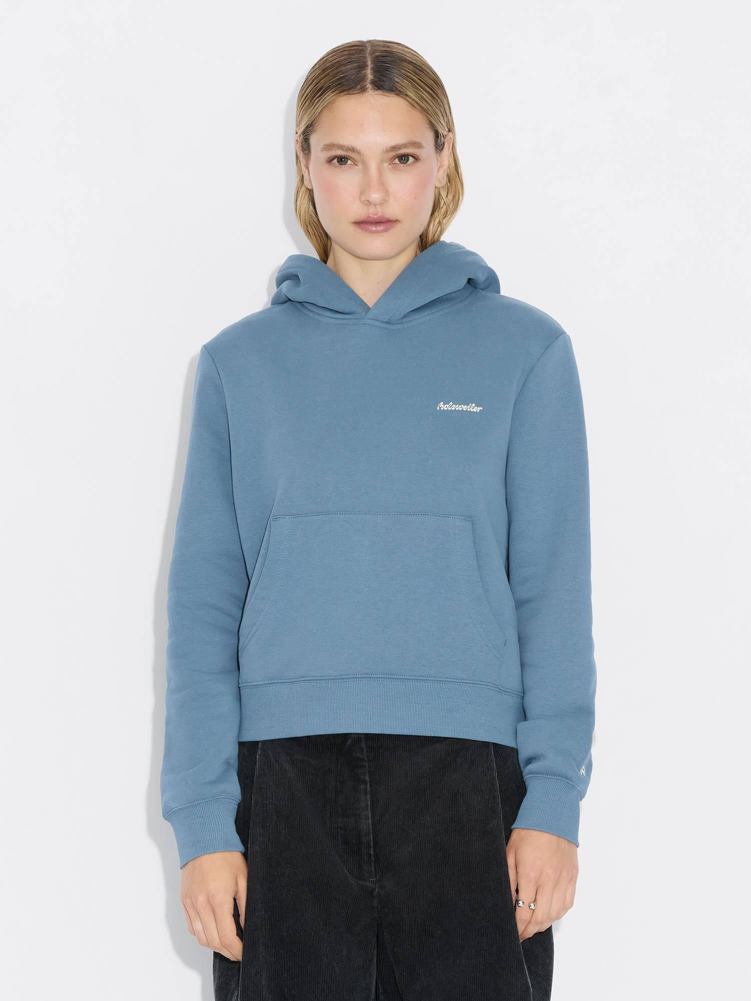 W Regular Hoodie - Blue