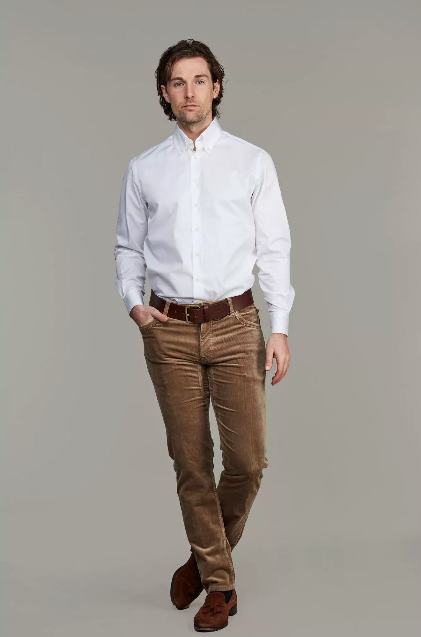 5-PKT Cut'n Sew Cord Beige