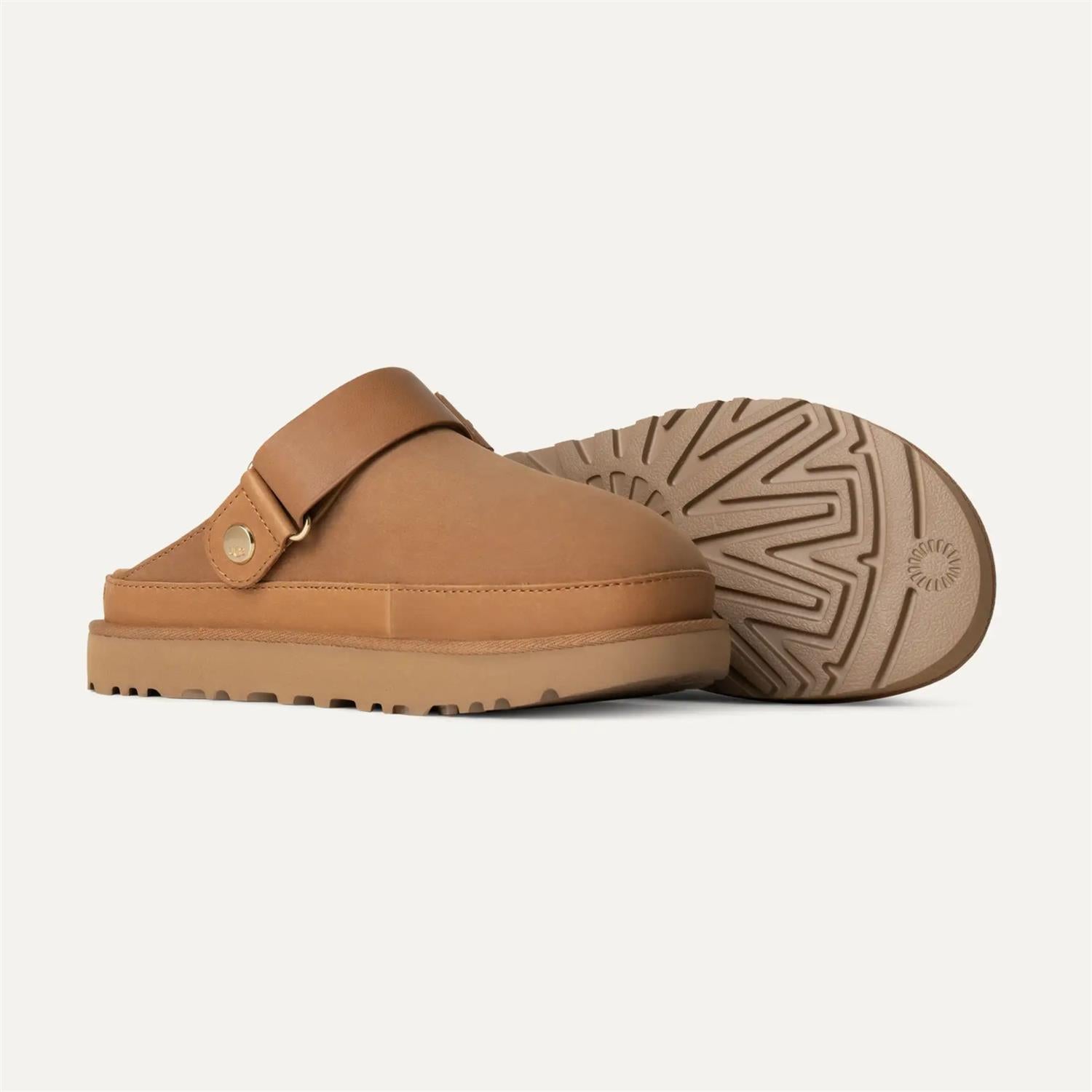 W Goldenstar Villa Clog - Chestnut