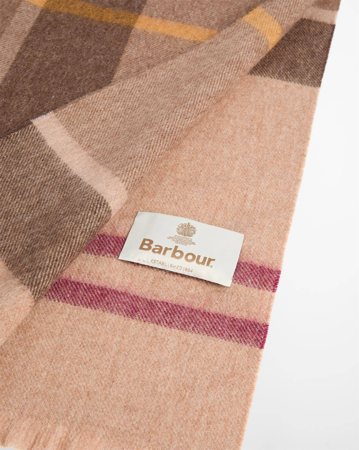 Rosefield Tartan Scarf Muted