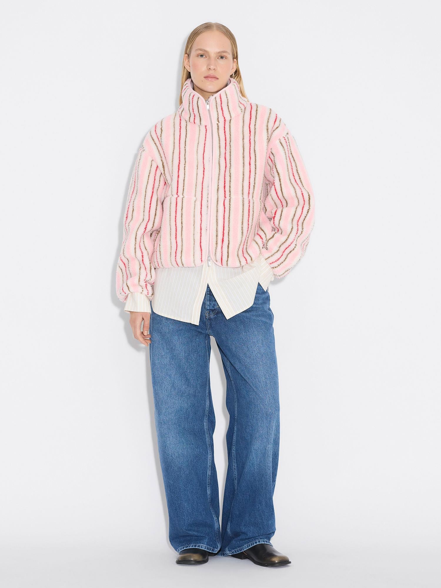 Rype Fleece Jacket Pink Mix