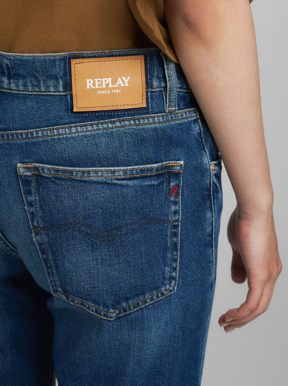 Akeme Straight-Fit Dark Blue