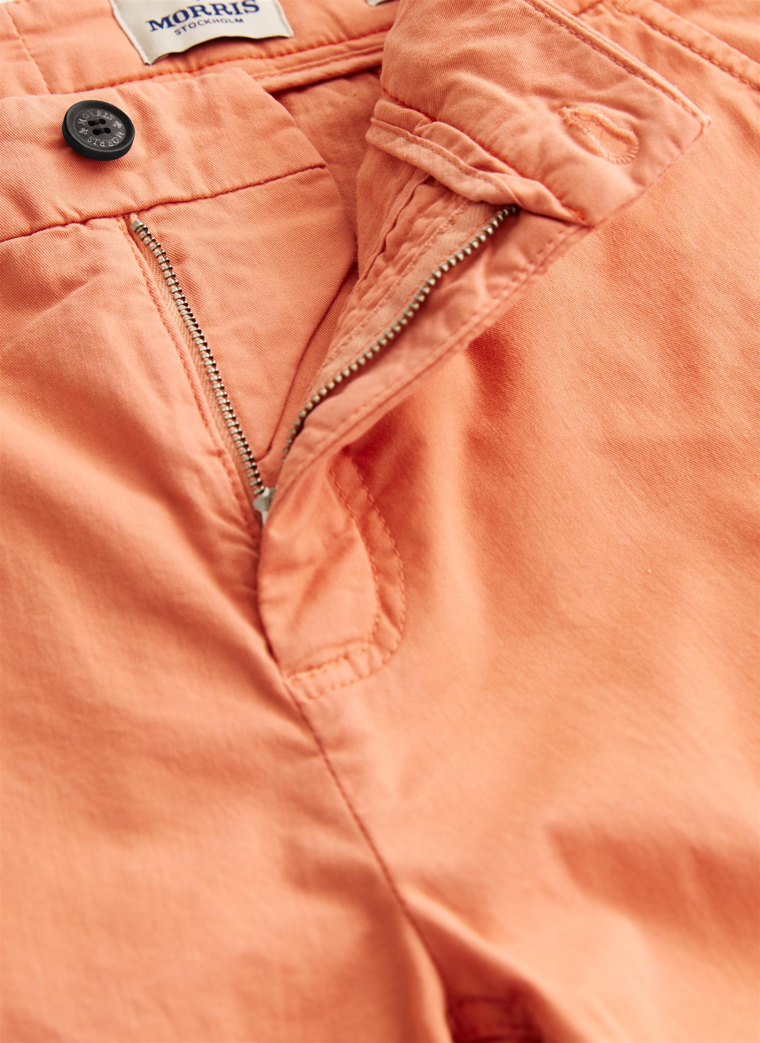 Jeffrey summer chino shorts orange