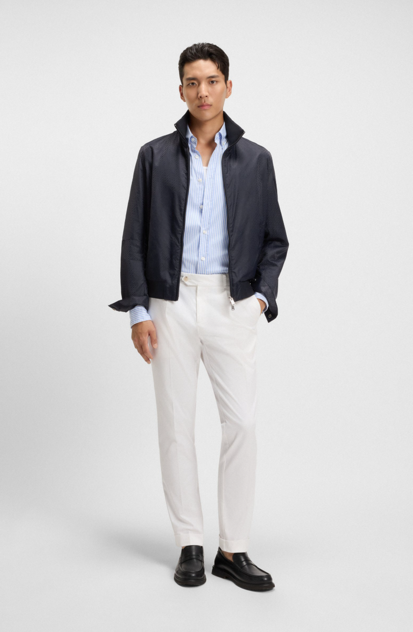 C-Casamu Water Repellent Monogram Jacket