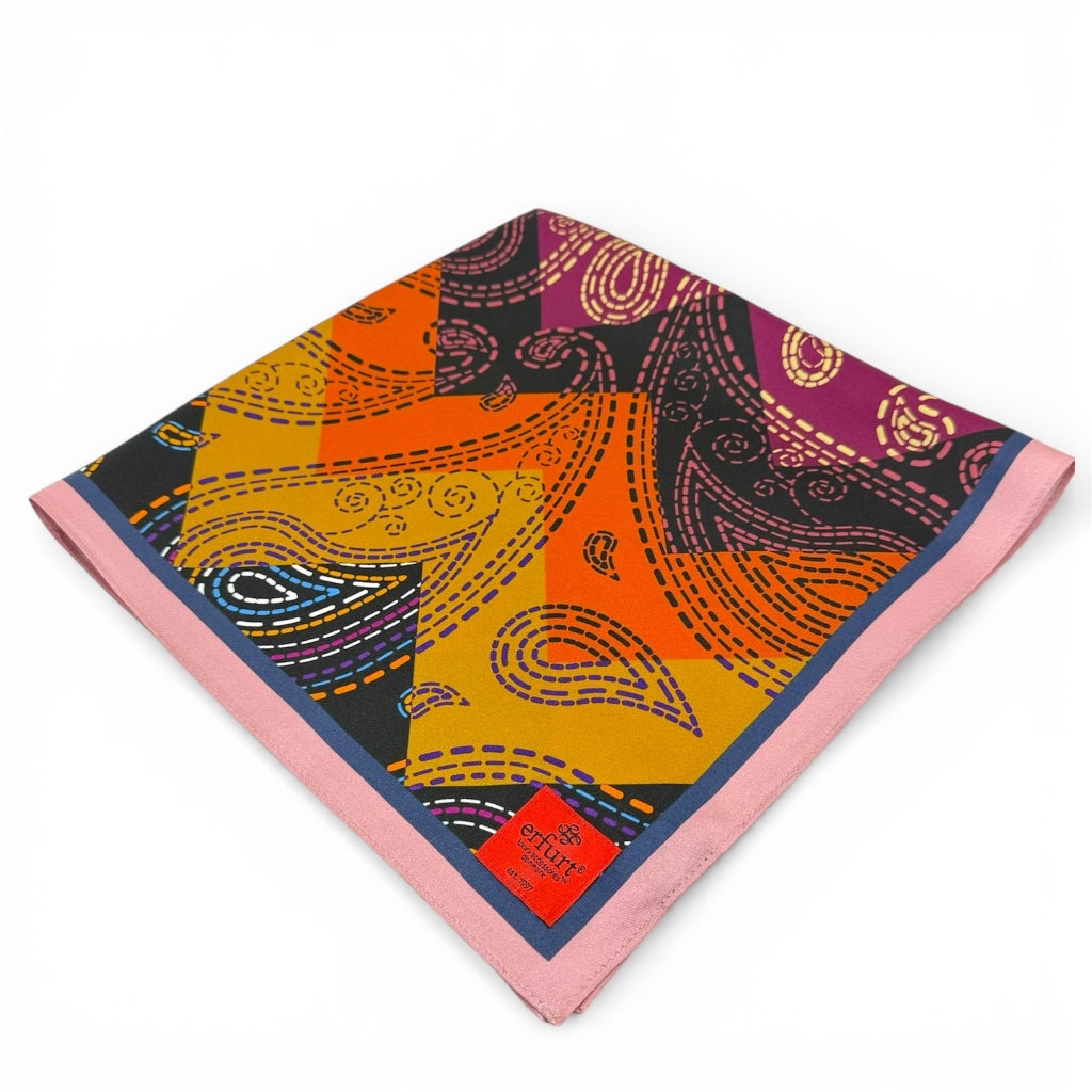 Paisley Navy Blue