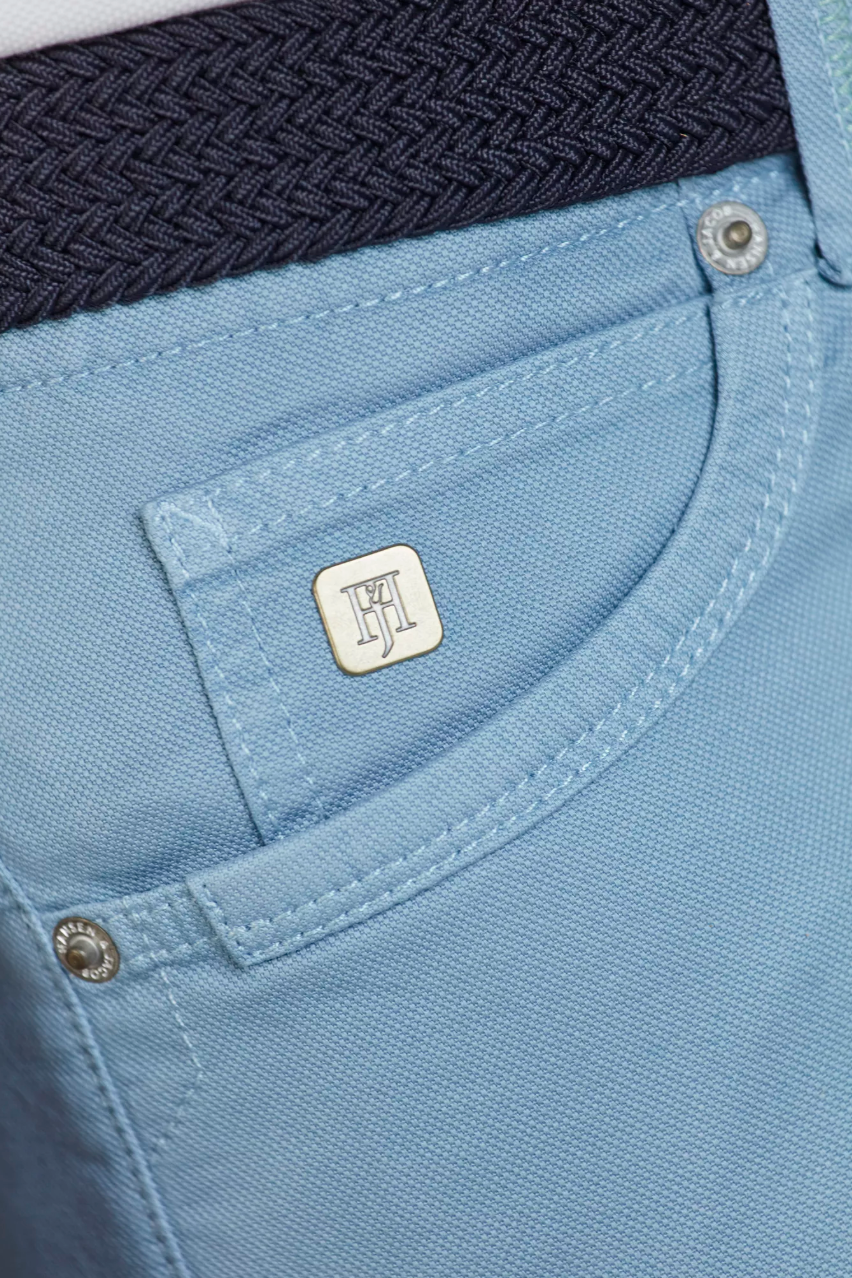 5-PKT Pan Oxford Shorts Blue