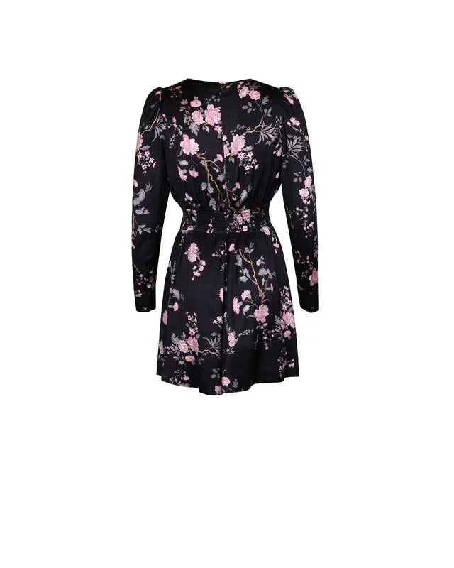 Satin Mini Dress PS26 Midnight Garden