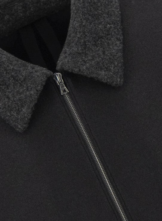 Golf Jacket Pressed Wool And Boucle