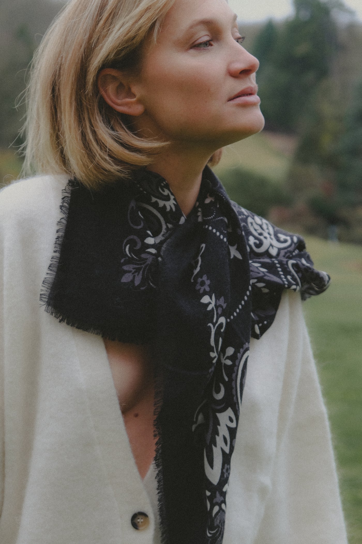 Scarf Bandana Black WS