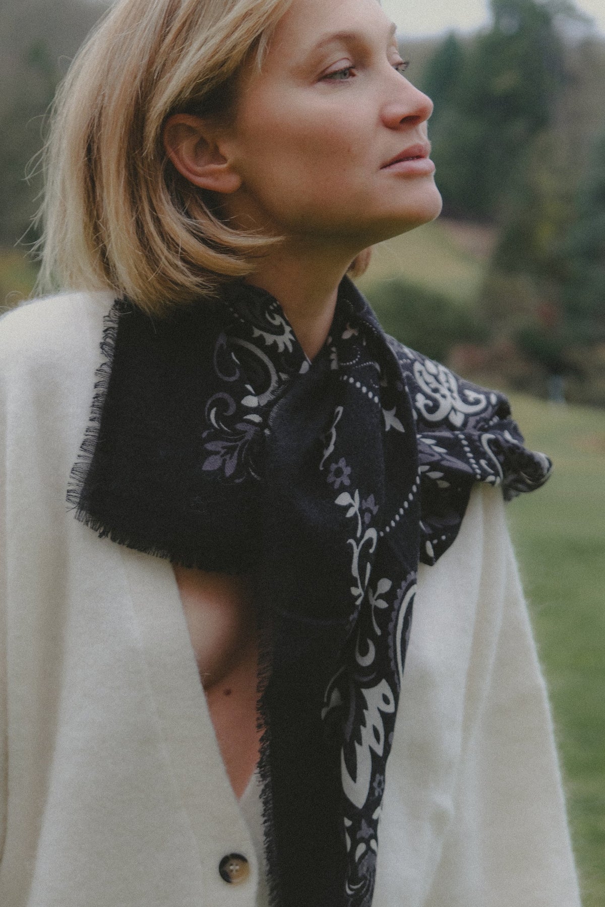 Scarf Bandana Black WS
