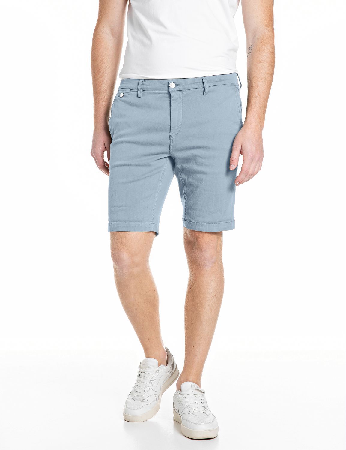 Benni Short Pewter Blue