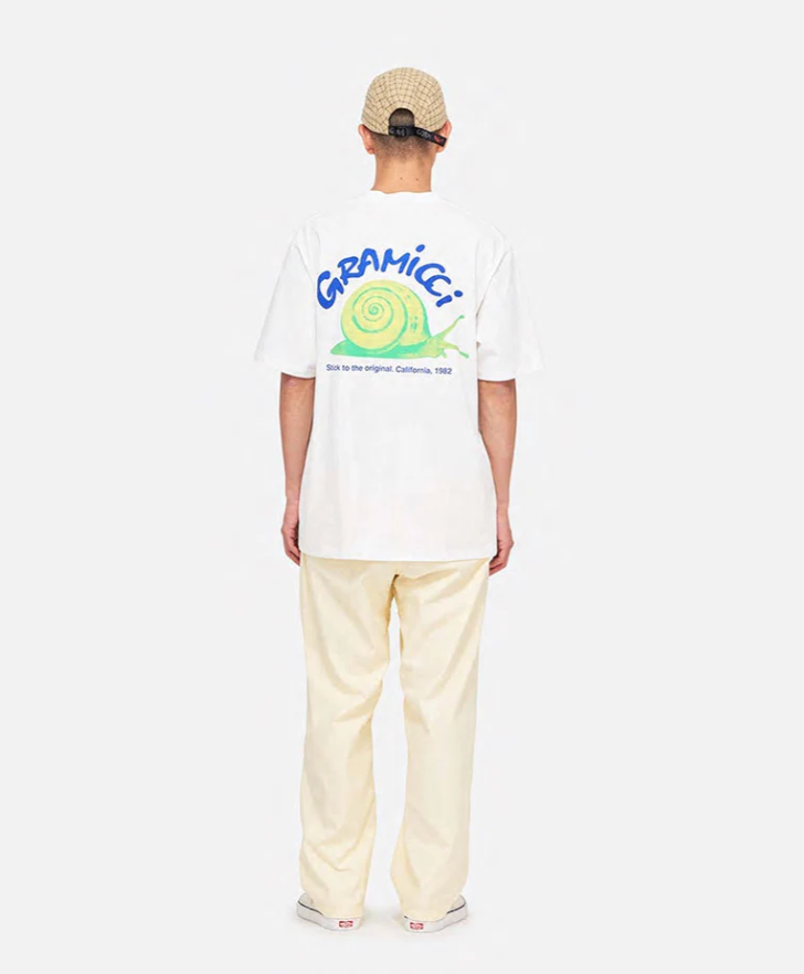 Snail tee white