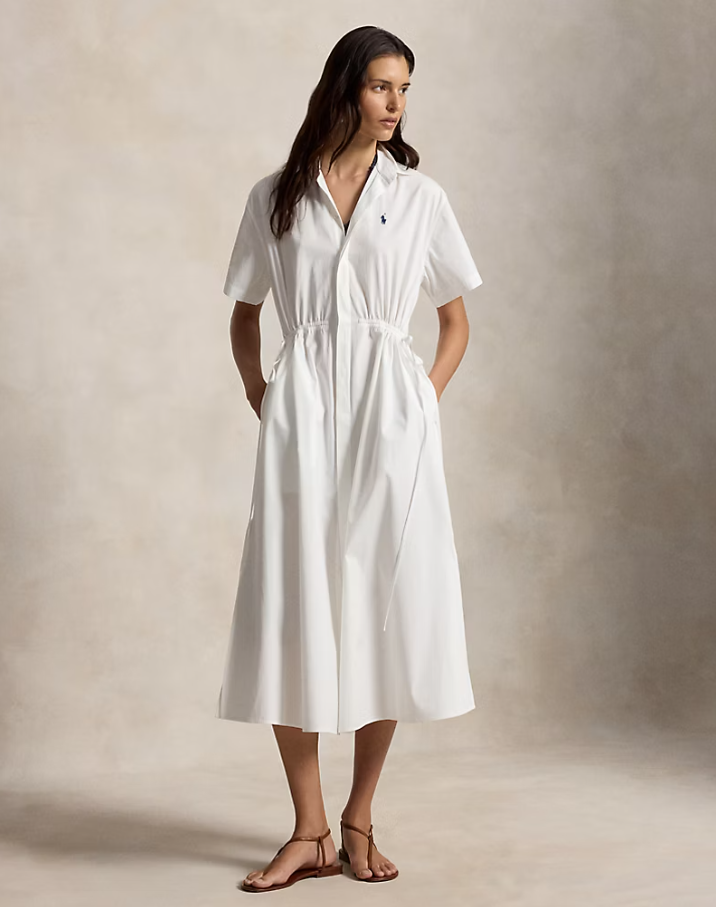 Womven-Shirt Dress White
