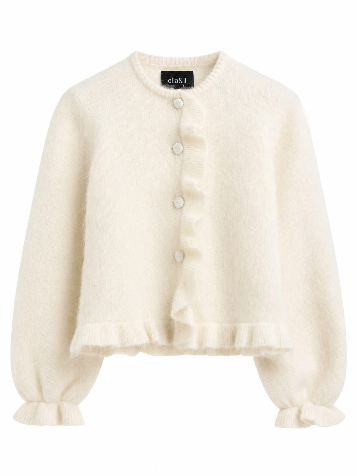 Ana Chunky Cardigan Bright White