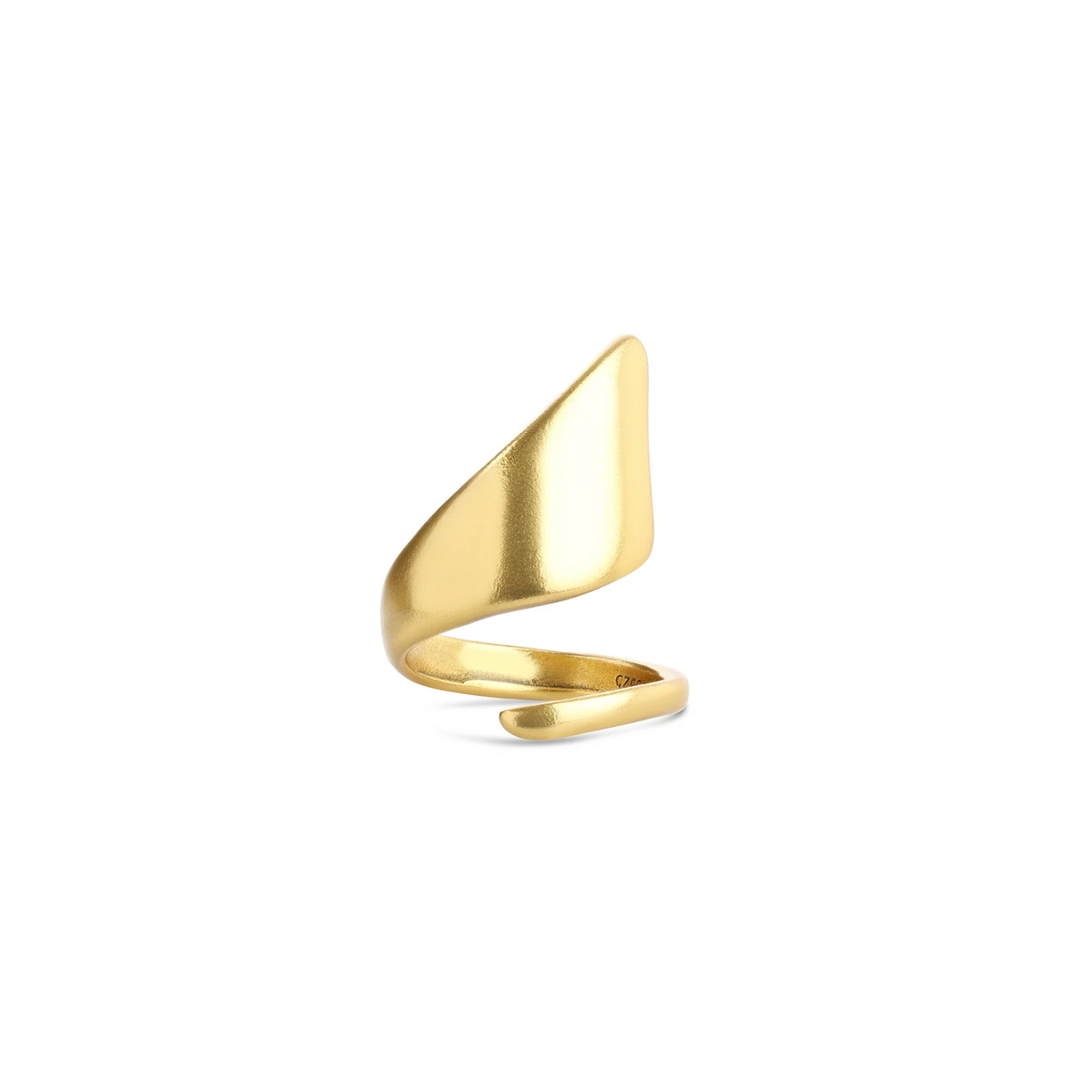 Ban - Sculptural Wrap Ring Stainless Steel