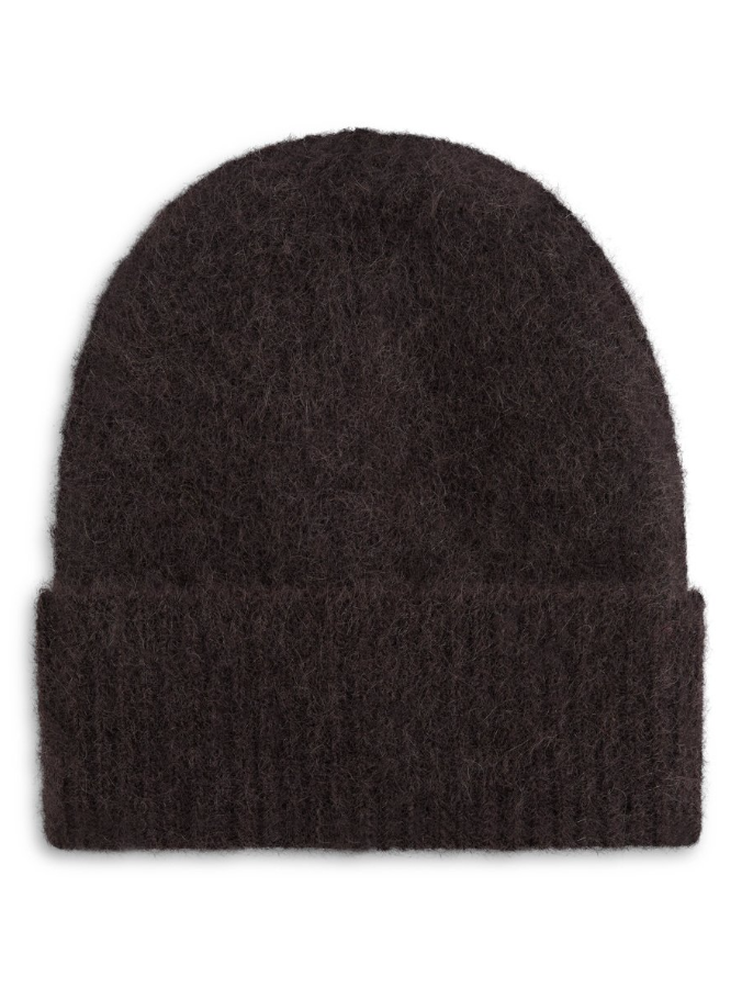 Silje chunky hat Dark brown