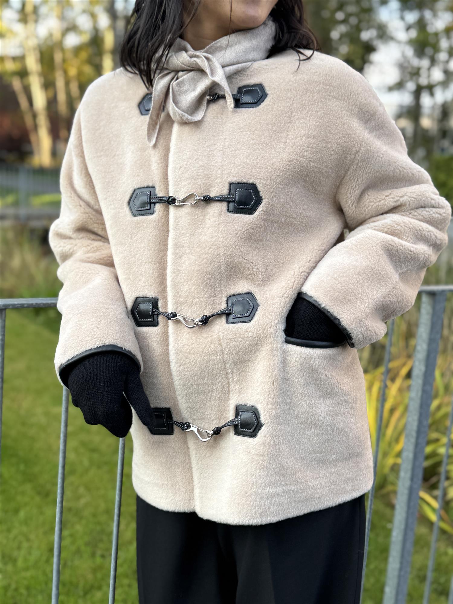 Tanja Fur Jacket Sand