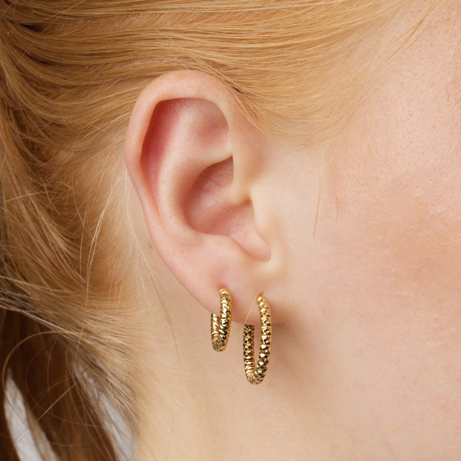 Torun Hoop Earrings Gold
