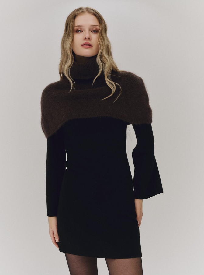 Melina Merino Dress Black