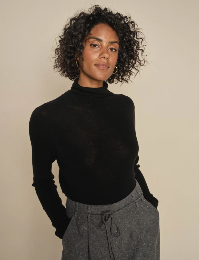 MMBouch Rollneck Knit Black