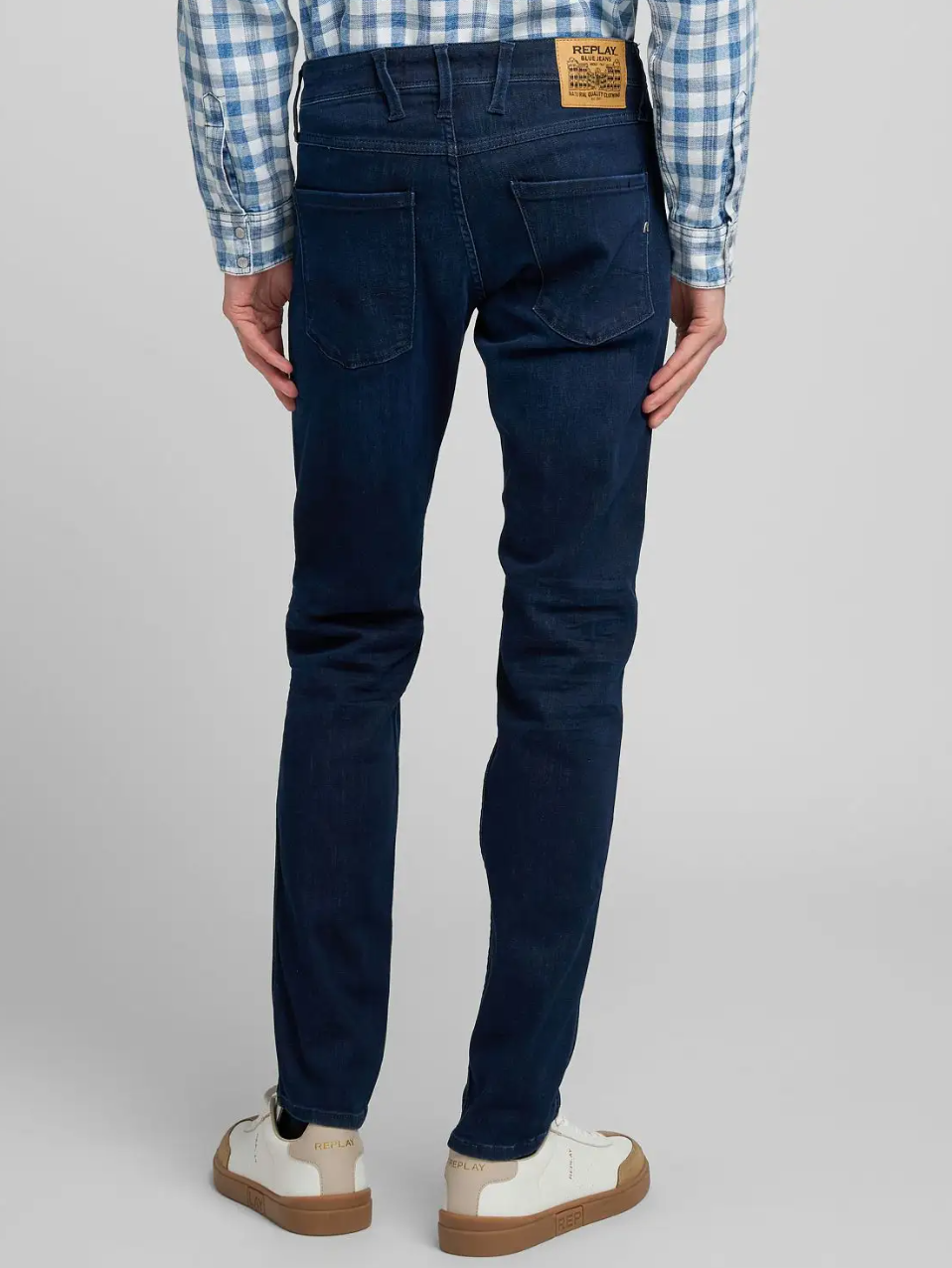 Anbass Power Stretch Slimfit Denim Dark Indigo