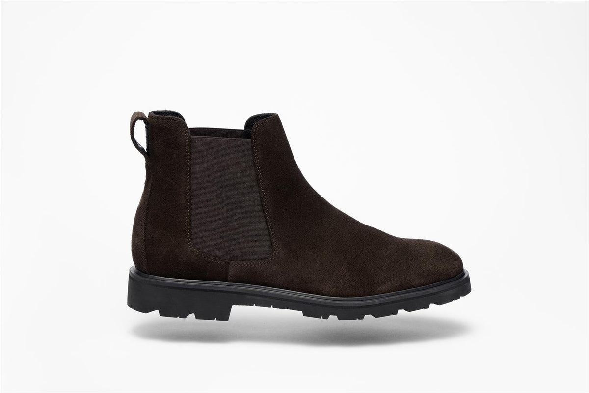 Thunder Chelsea Boot Dark Brown Suede
