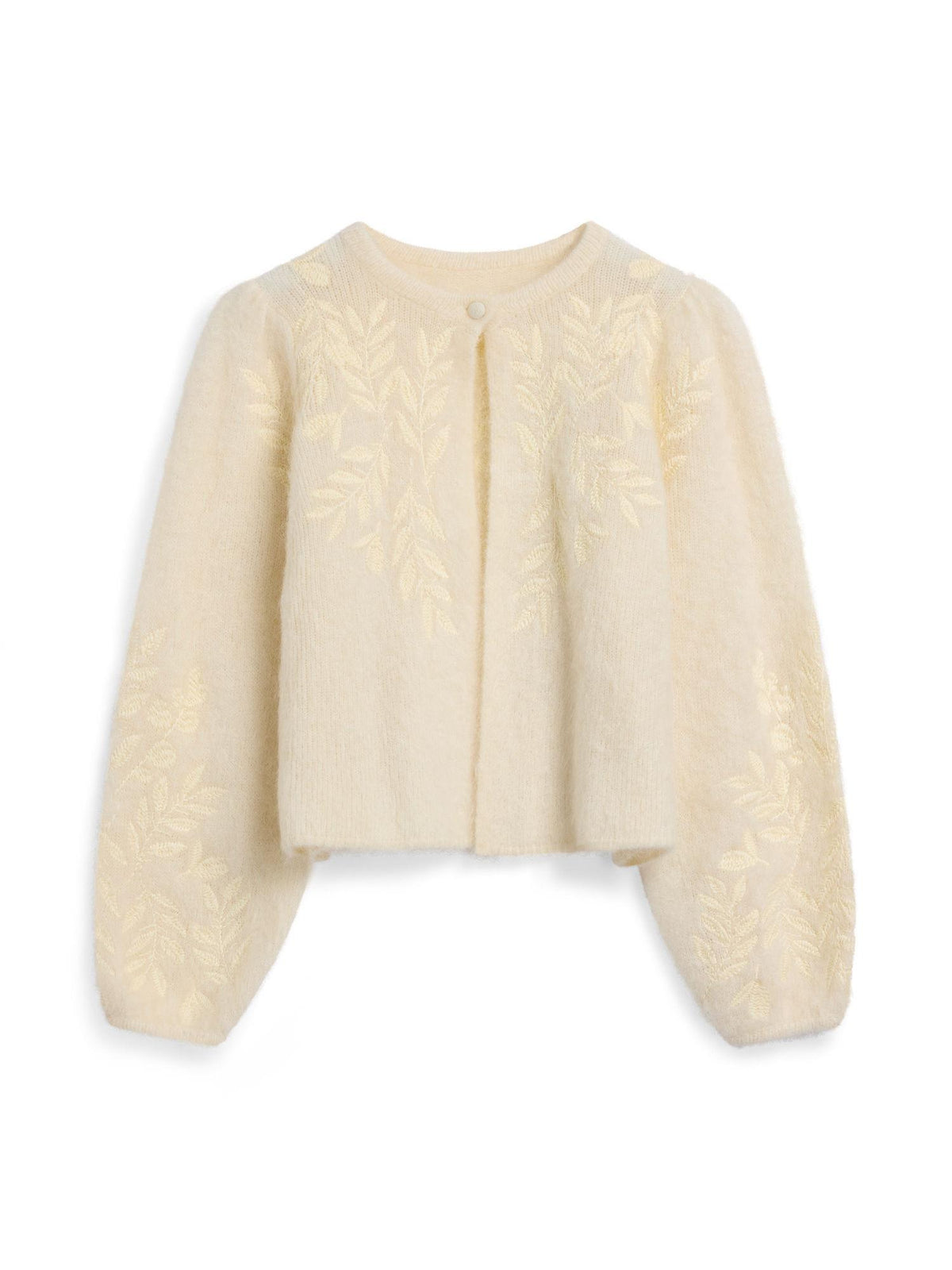 Amie Chunky Cardigan Brigh White