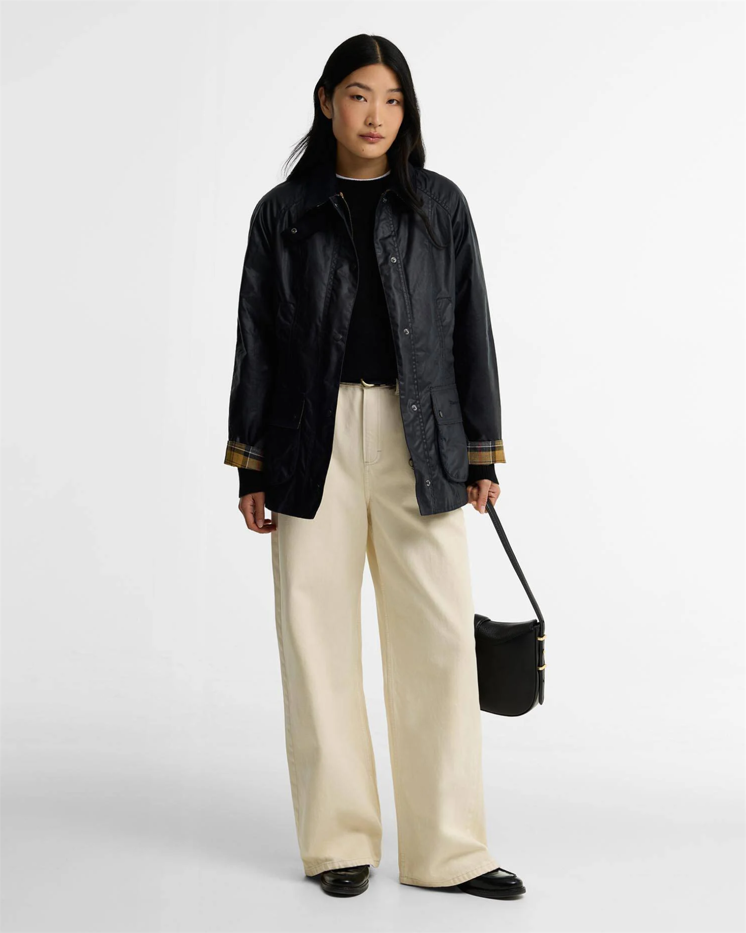 Beadnell Wax Jacket Navy
