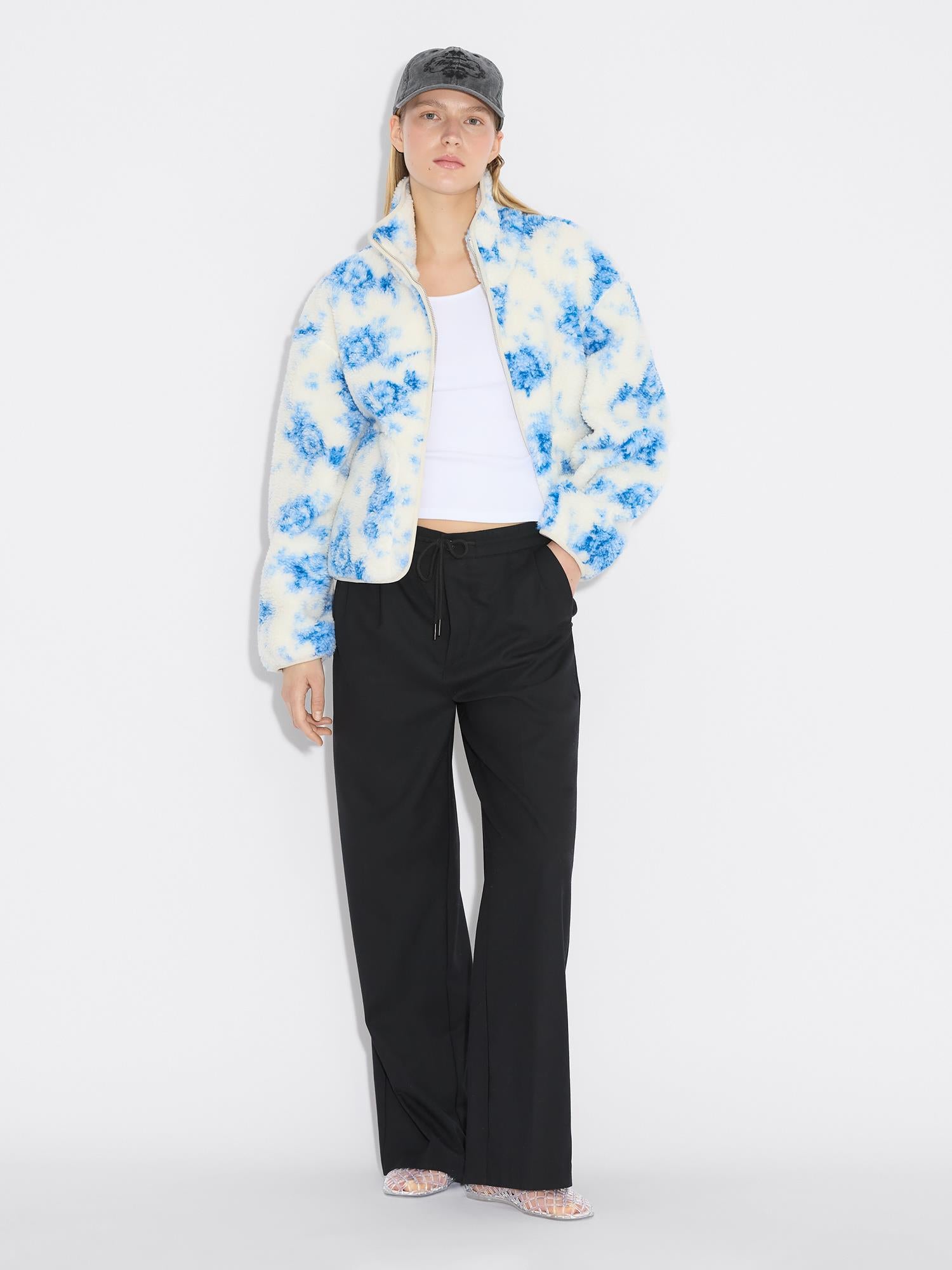 Rype Fleece Jacket White Mix
