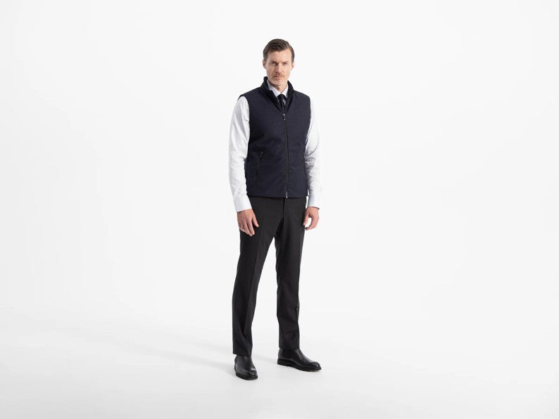 Raptor Vest Savile Navy Wool