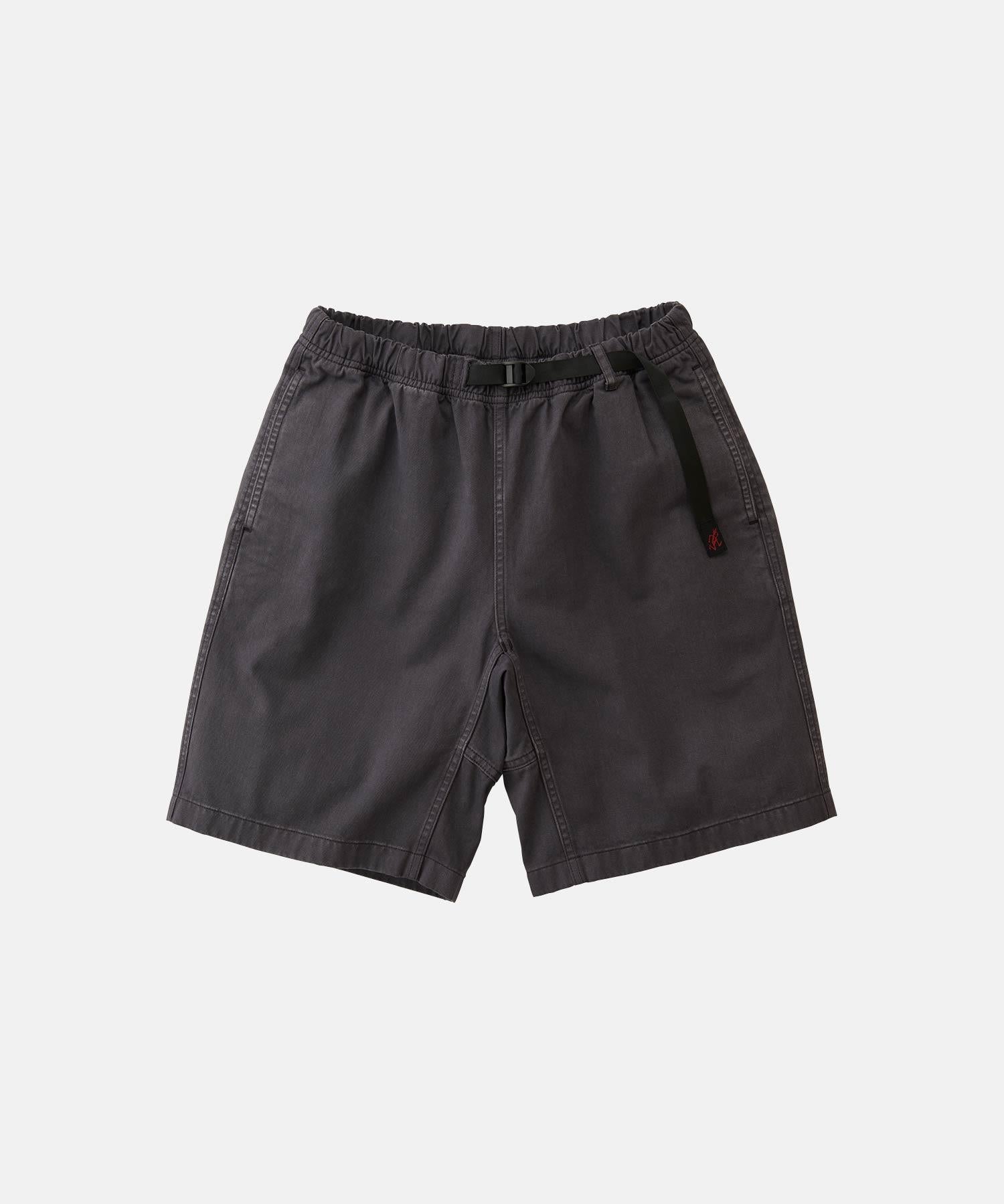 Pigment dye ground shorts fossil grey pigment
