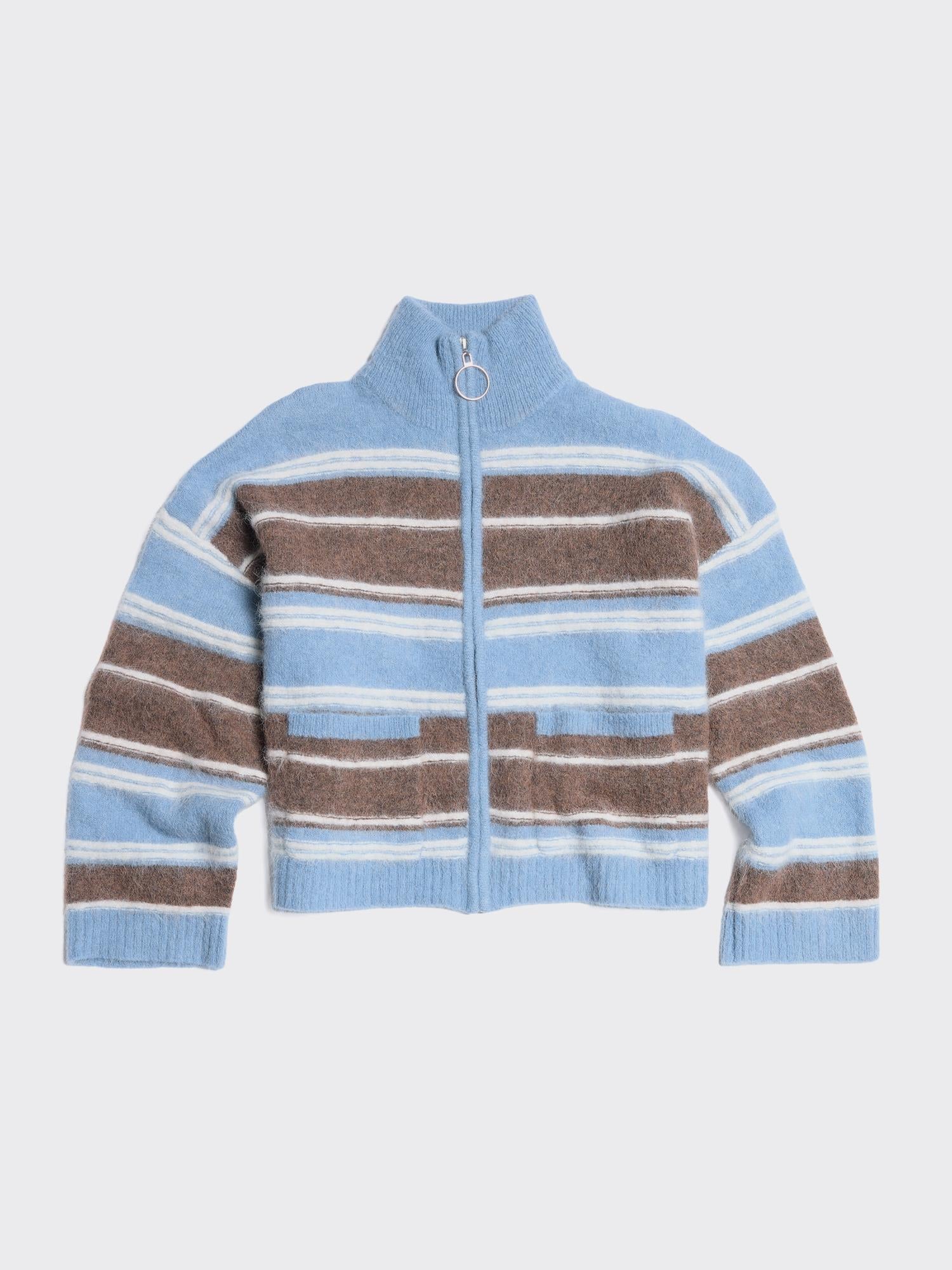 Tine Stripe Cardigan - Blue Stripe