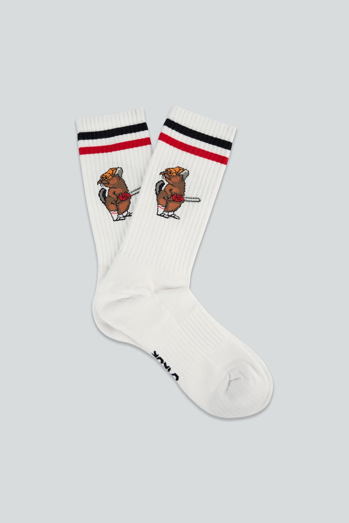 Lazy Lumber Socks White