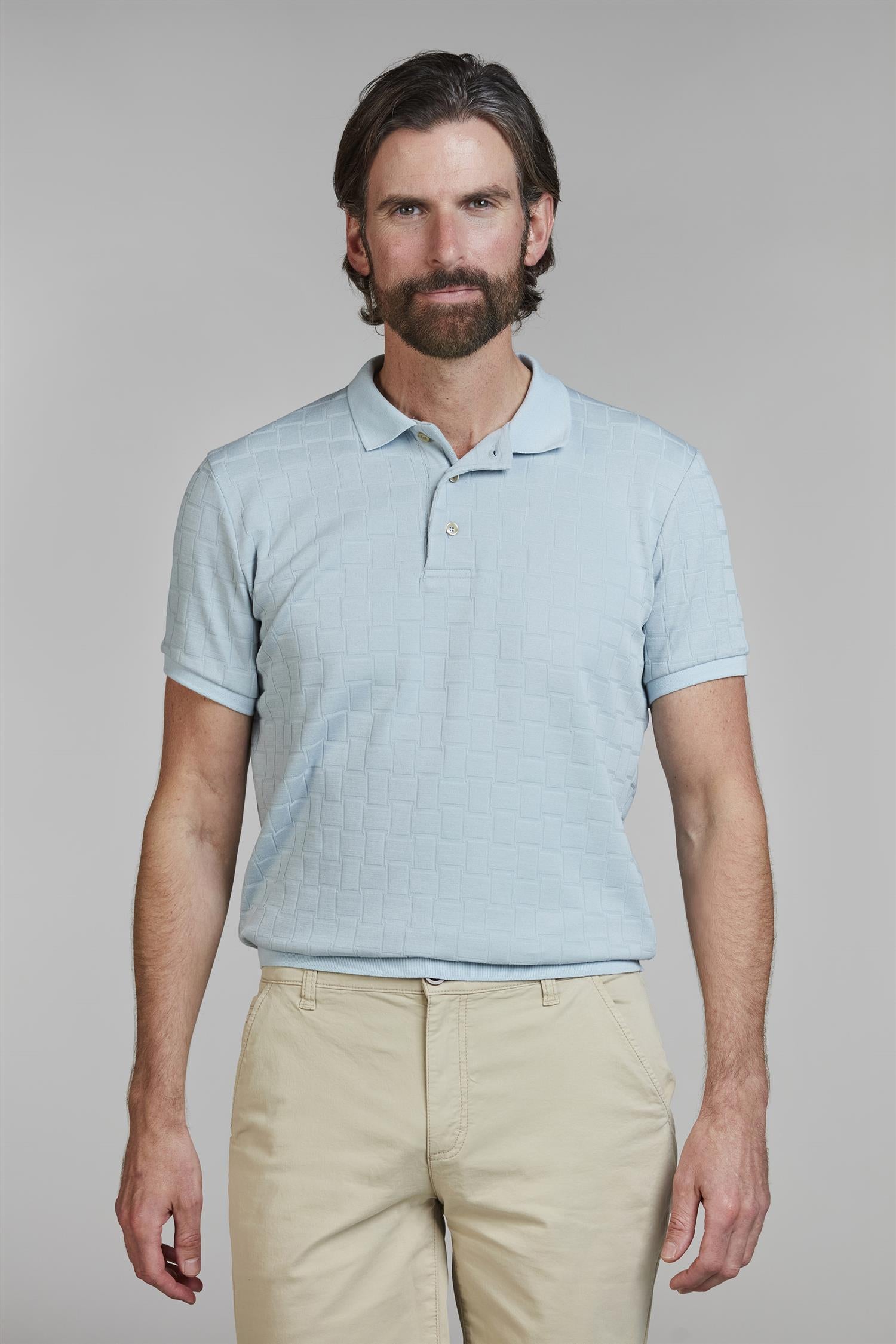 Structure Polo Light Blue
