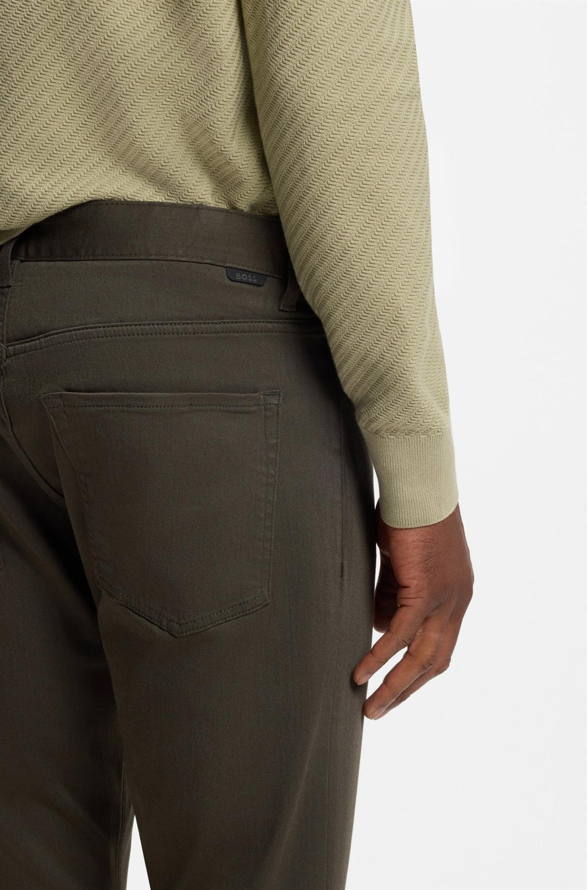 Delaware Slimfit Trouser Dark Green