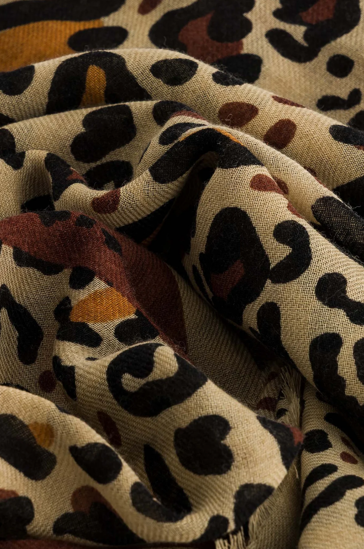 Scarf Leo Beige Chocolate