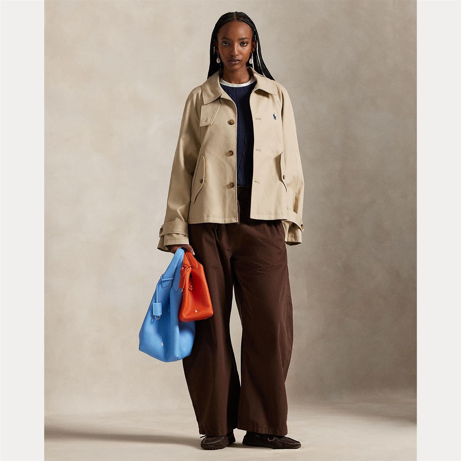 Cotton Twill Jacket Beige