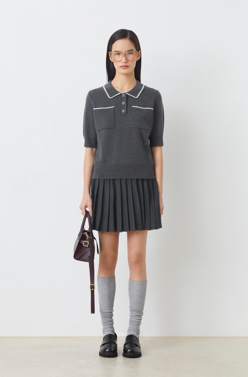 Pull Polka Carbone