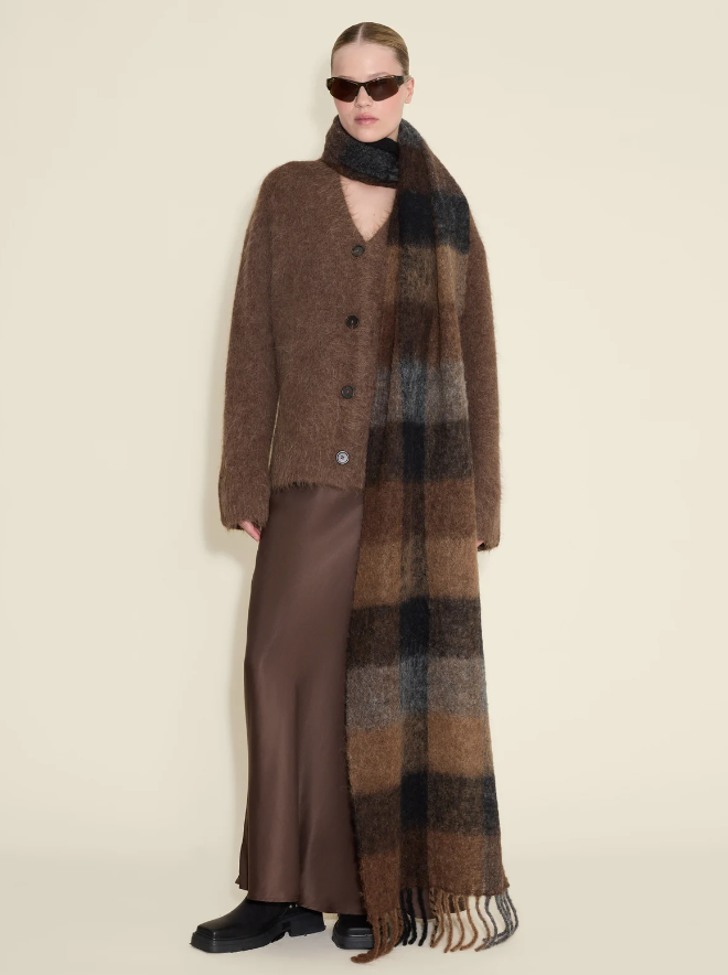 FRESIA BROWN CHECK AW24