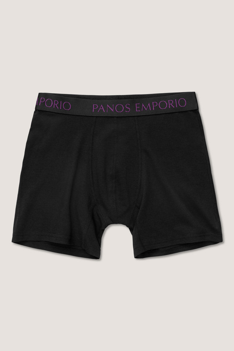 3pk Base Bamboo Boxer Black/asphalt/steel grey