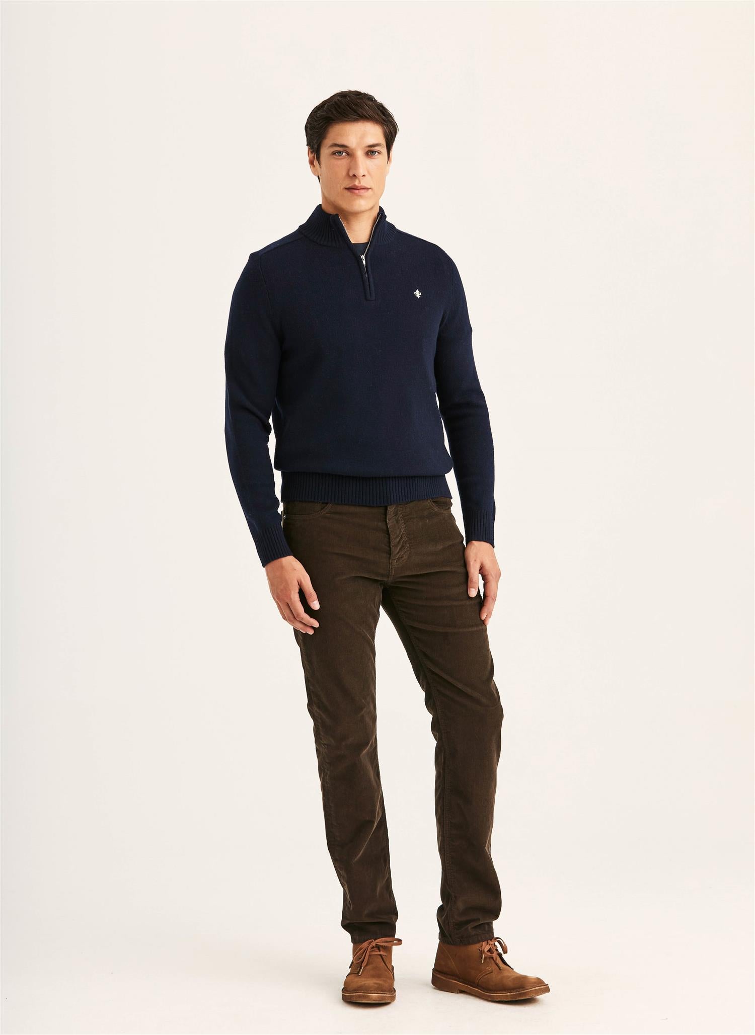 Hertford Halfzip Navy