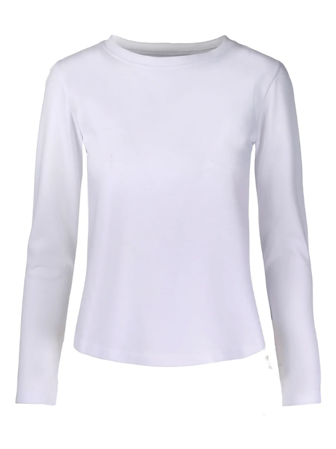 Violet Long Sleeve White