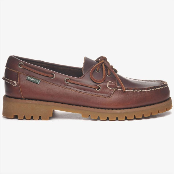 Ranger Waxy Leather Moccasin Brown Gum